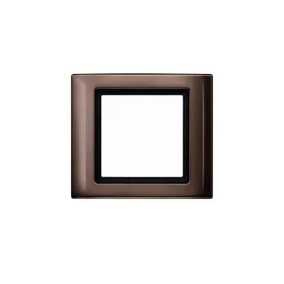 Produktbild von MERTEN Rahmen 1-fach 400115 AQUADESIGN dunkelbrasil 400115 400115 (400115)