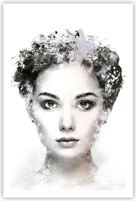 Produktbild von Poster - Poster ohne Rahmen - Schön Frau Gesicht - 61x91,5 cm - Wand Bild - Wanddeko - Wandbilder - Kunstposter - Wandposter - Bilder - Kunstdruck - Wanddekoration - Wandbild - P2XPA61x91-4949