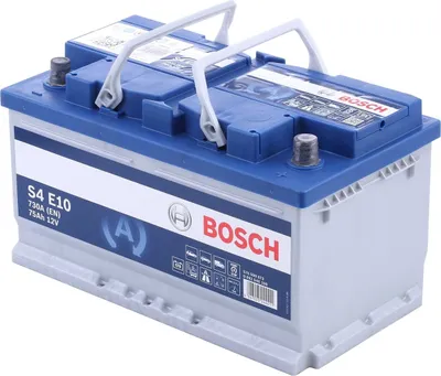 Produktbild von Bosch S4 E10, 75 Ah, 12 V, 800 A, Auto, Wartungsfrei, 315 mm