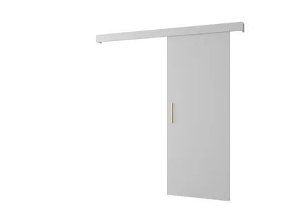 Obrázek produktu pro MOB, Posuvné dveře - 90 cm - Sharlene I (bílá matná + bílá + zlatá)