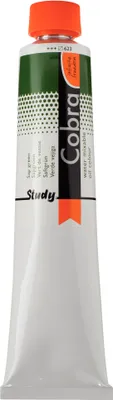 Produktbild von Cobra Study Wassermischbare Ölfarbe Tube 200 ml Saftgrün 623