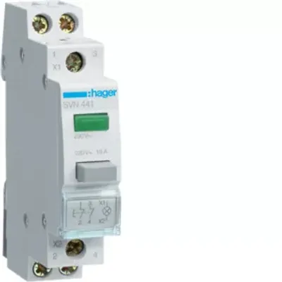 Zdjęcie produktu dla Hager SVN441, Zielony, 230 V