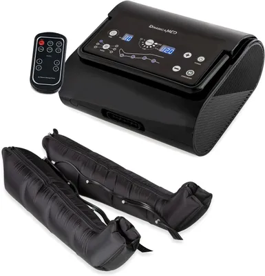 Immagine prodotto di Dinamicamed Premium 4.0 Digitale Compact, Pressoterapia Linfodrenaggio, con 6 Programmi e 4 Camere d'aria, 2 Gambali