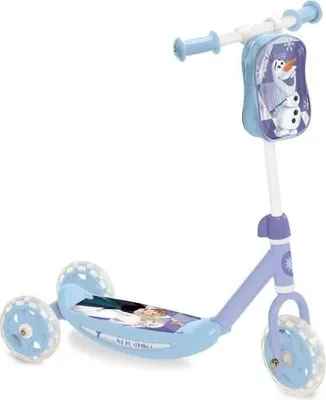 Produktbild von Tretroller, MONDO Disney Die Eiskönigin, 3 Räder, Anti-Rutsch Deck, Stahlrahmen, PVC Räder 14/12 cm, Max 20 kg