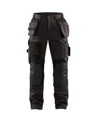 Produktbild von Blakläder Handwerker Bundhose mit Stretch 1554 1860 in dunkelgrau/schwarz, Größe:152 (C106)