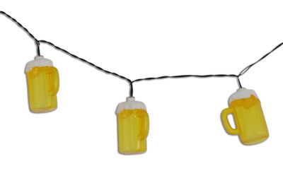Näve LED-Lichterkette "Bierkrug" - Kunststoff; 5149515