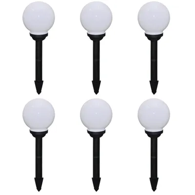 Produktbild von VidaXL Tuinpadlampen 6 st met grondpin LED 20 cm