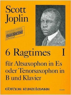Produktbild von 6 Ragtimesfür Altsaxophon in Es oder Tenorsaxophon in B und Klavier