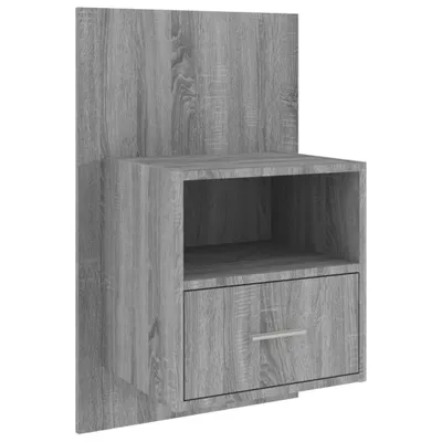 Obrázek produktu pro Nástěnný noční stolek šedý sonoma