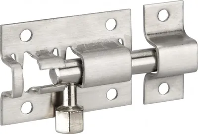 Image de Targette, inox, pêne Ø 6mm, 26x38mm - THIRARD