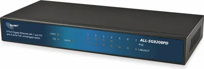 Produktbild von ALLNET ALL-SG8208PD, Unmanaged, Gigabit Ethernet (10/100/1000), Vollduplex, Power over Ethernet (PoE)