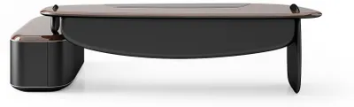 Produktbild von Brauner Holzschreibtisch im eleganten Design für Homeoffice