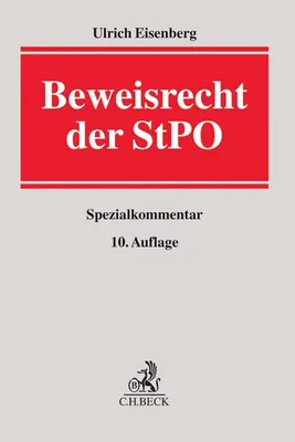 Produktbild von Beweisrecht der StPO