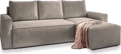 Produktbild von Masseno Ecksofa POTARO mit Schlaffunktion L-Form, Sofa mit Bettkasten, Wohnzimmersofa, Couch, Soffa, Bettsofa, Couchgarnitur- Beige, POSO 02