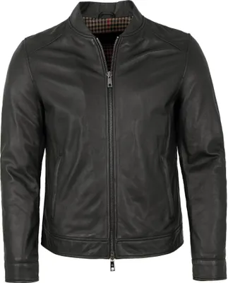 Produktbild von Milestone - Herren Lederjacke Lammnappa schwarz : 60
