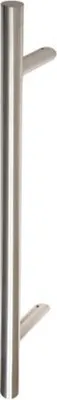 Produktbild von Einseitiger Schrägtürgriff, Durchmesser 32 mm, L-800, X-600, Edelstahl, ohne Schrauben