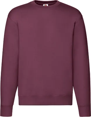 Immagine prodotto di Fruit of the Loom 62-154-0 | Set-In-Sweat Premium da uomo - Colore: Borgogna - Taglia: XXL