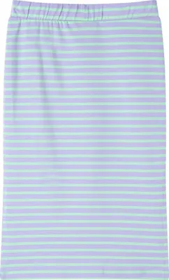 Image de vidaXL Jupe pour enfant à rayures droite Vert menthe clair 128