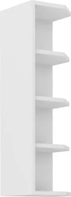 Produktbild von Hoher Eckschrank LUNARA – Breite 30 cm, weiß