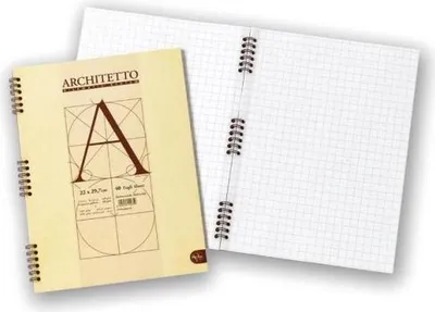 Produktbild von Pigna ARCHITETTO Notizbuch A4 40 Blätter Beige