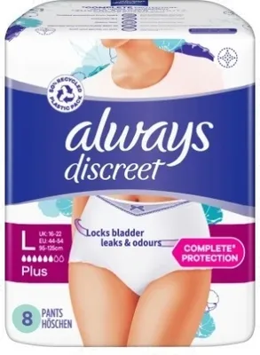 Produktbild von always discreet Inkontinenz-Höschen Pants Plus L