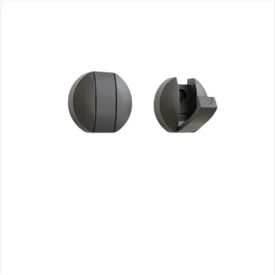 Produktbild von INF Versteckter Klapphaken ohne Bohren Zinklegierung 6.5cmx6.5cmx1.5cm Bad Grau