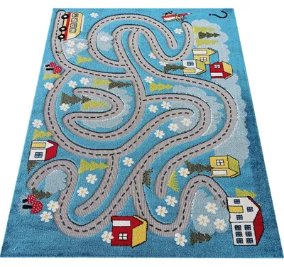 Obrázek produktu pro Kusový koberec Color Kids 02 Modrý - 100 x 150 cm