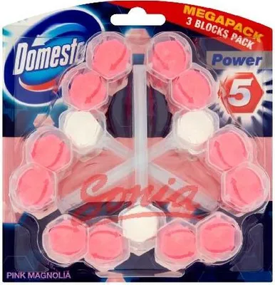 Produktbild von Domestos, WC Suspension, rosa Magnolie, 3 x 55g