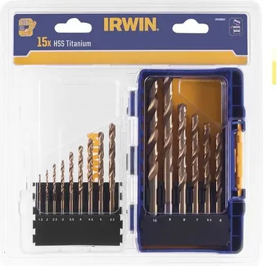 Immagine prodotto di Irwin Metallbohrer HSS-Pro TIN, Set 15-tlg.