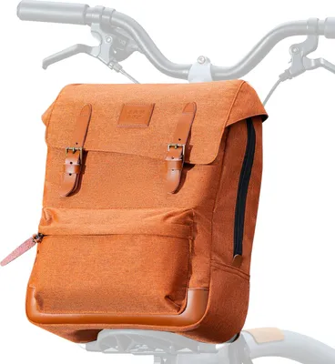 Produktbild von ROCKBROS Fahrrad Lenkertasche Faltbare Fronttasche für Brompton/Faltrad mit Laptopfach für Damen und Herren Orange