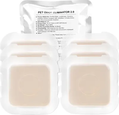 Produktbild von 6 Stück Geruchsentferner für Pura Max/Pura Max 2 Selbstreinigende Katzentoilette, N50 Geruchsvernichter, Katzen Urin Geruch Entferner autopulente, Geruchskontrolle
