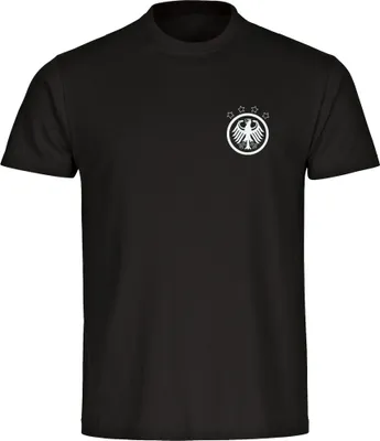 Produktbild von multifanshop Herren T-Shirt - Deutschland - Adler Retro, schwarz, Größe M