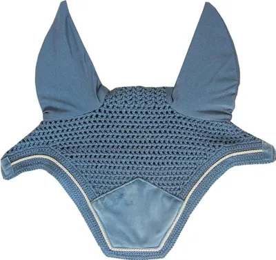 Produktbild von Kentucky Horsewear Fliegenmütze Wellington Velvet Hellblau Pony