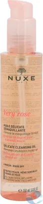 Image de Nuxe Very Rose Huile démaquillante délicate Toutes peaux, y compris les peaux sensibles, visage et yeux 150 ml