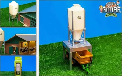 Produktbild von Kids Globe 570062 Silo na písek se stojanem pro stáj na farmě 1:32
