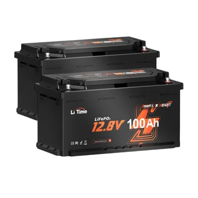 Produktbild von 2X 12V 100Ah H190 LiFePO4 Batterie DIN H8 mit Bluetooth und BMS 1280Wh Stromspeicher