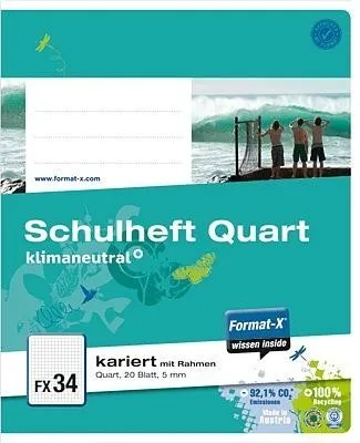 Produktbild von URSUS Heft Quart 20BL kar. OE34     *