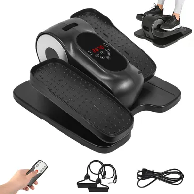 Image de Mini elliptique électrique - 12 niveaux de vitesse réglables - Compact - Idéal pour une utilisation à domicile et pour les seniors