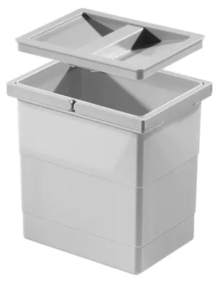 Immagine prodotto di Bidone interno Hailo 1107289 con coperchio 6,5 L 226x174x200 mm 2 maniglie