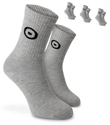 SOKKS Calzini Sportivi Logo Grigio in Cotone — Vista 1