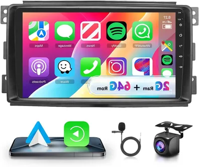 Produktbild von Android Autoradio – Automultimedia-System – Navigationssystem – Touchscreen-Radio – Unterhaltungssystem für das Auto