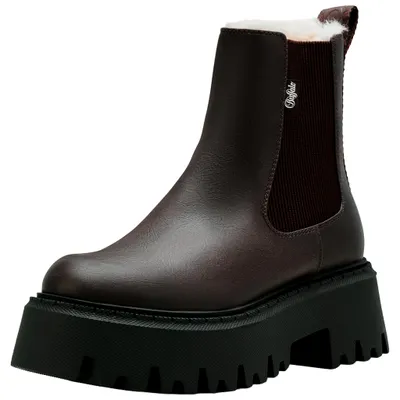Zdjęcie produktu dla Eleganckie damskie botki Buffalo Aspen Chelsea Warm PD00018598, brązowe