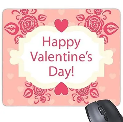 Produktbild von Rutschfeste Mauspad mit Valentinstagsmotiv