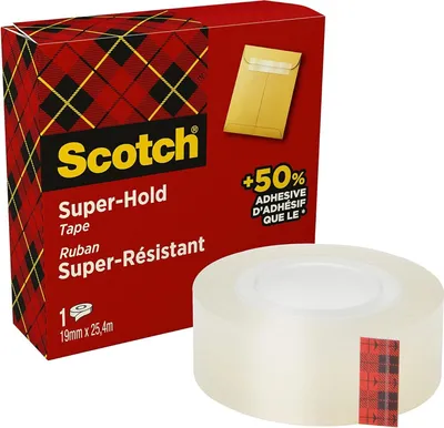 Produktbild von Scotch 7100209494, 25,4 m, Transparent, Zellulose, Glänzend, 2,54 cm, 19 mm