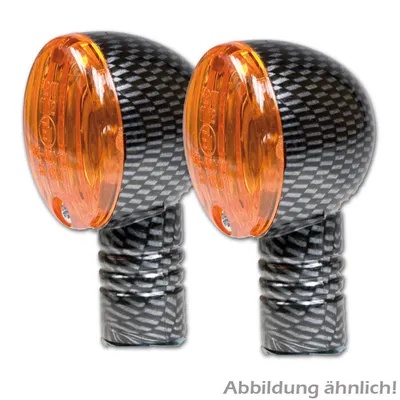 Image de Micro-Flash-Blinker Carbon M10 lang gelb