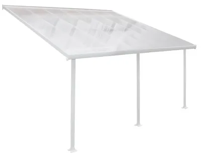Produktbild von Palram - Canopia Aluminium Terrassenüberdachung Feria Weiß 385x425x305 cm