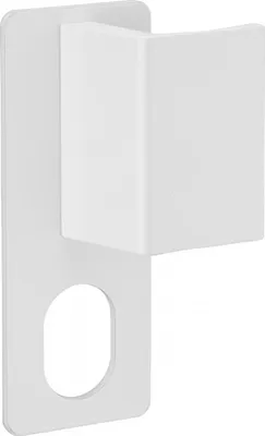 Image de Poignée Tribando A2P* pour porte palière, réversible, blanc - THIRARD