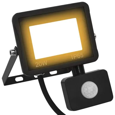 Image de Projecteur à LED avec capteur 20 W Blanc chaud