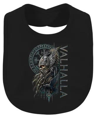 Imagen del producto de Valhalla, vikingo, Odín, guerrero, cuervo, Vegvisir, nórdico, Thor, Asgard, bebé, , talla única