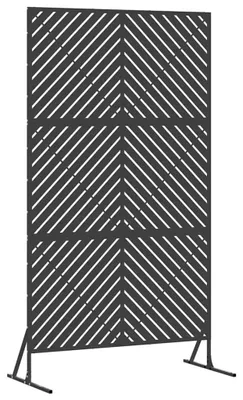 Produktbild von Sichtschutz Paravent - Raumteiler - 100 x 50 x 180 cm - Stoff - Für Privatsphäre - Schwarz